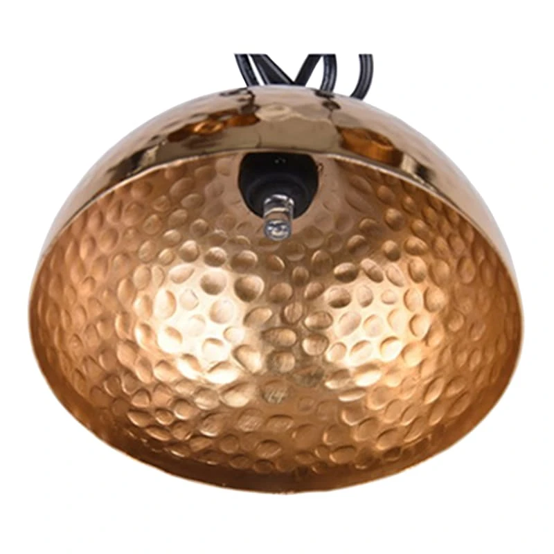 10-Count Metal Dome String Light Set, Copper - Image 2