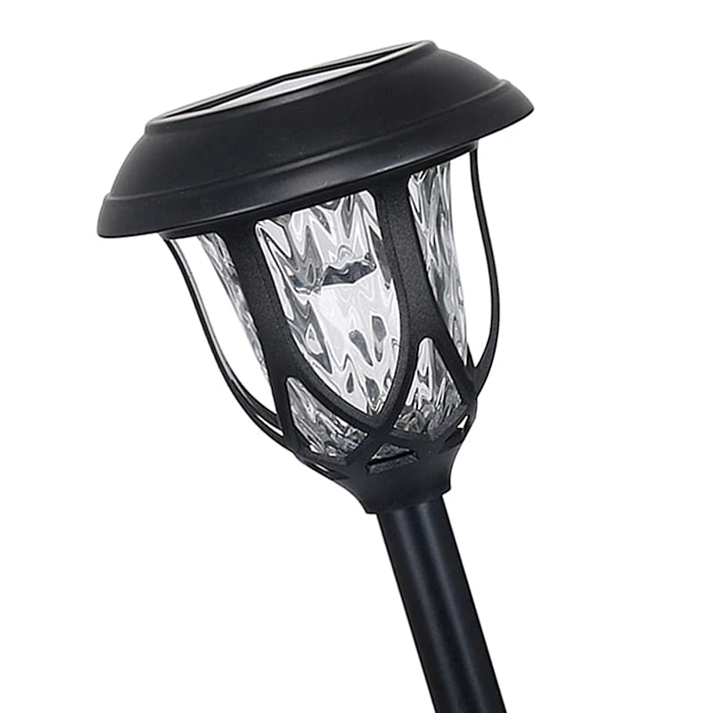 10 Lumens LED Parisian Glass Solar Light, Black - Image 2