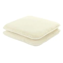 2-Pack Beige Corded Outdoor Chair Pad