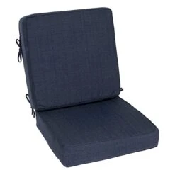 2-Piece Wheaton Jacquard Outdoor Gusseted Deep Seat Cushion Set
