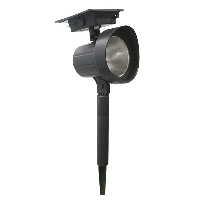 25 Lumen Solar Color Changing Spot Light, Black
