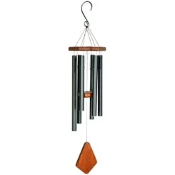 31in. Black/Wood Chime