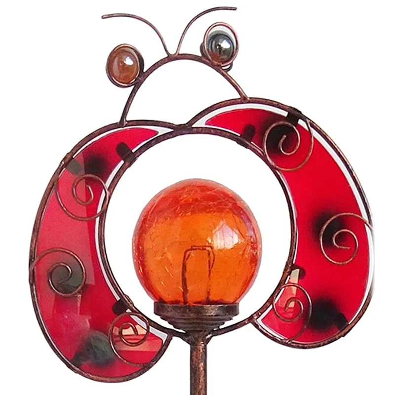 34.6IN LADYBUGSOLAR STAKE - Image 2