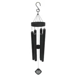 39in Tuned Black Metal Wind Chime