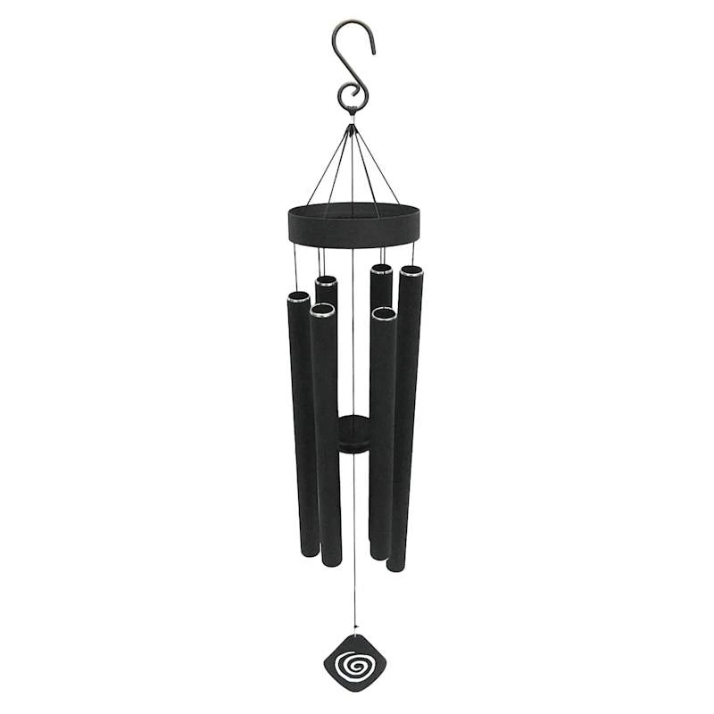 39in Tuned Black Metal Wind Chime
