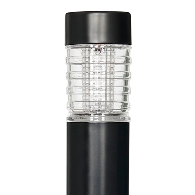 4-Pack 3 Lumens Gannon Black Metal Pathway Light Set - Image 2