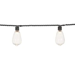 40-Count UL Incandescent Edison String Light Set, Black Wire