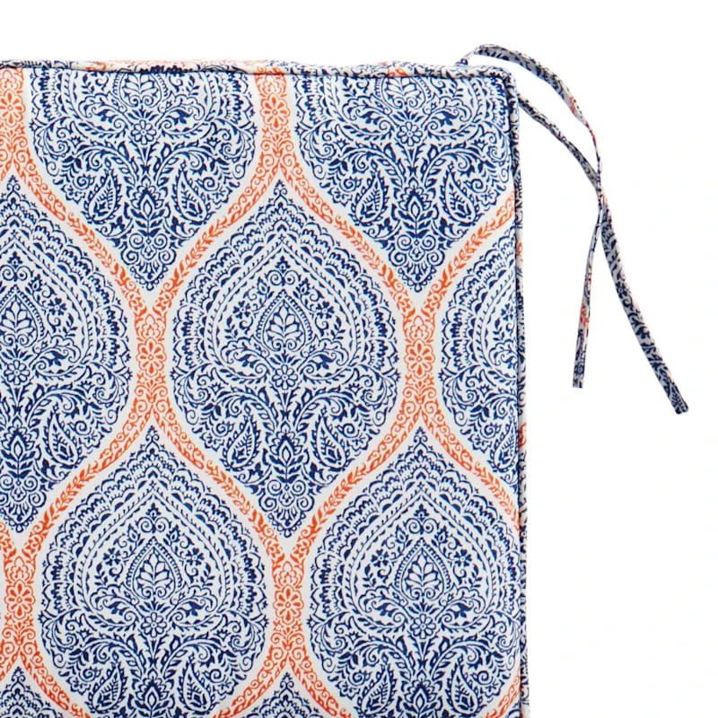 Andorra Tigerlily Outdoor Bench Seat Cushion - Image 3