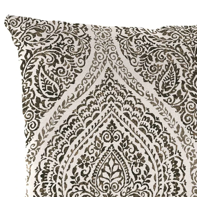 Andorra Umber Lumbar Outdoor Throw Pillow, 14x20 - Image 2