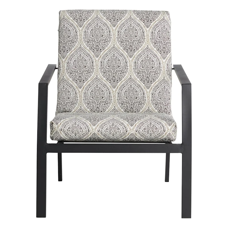 Andorra Umber Outdoor Hinged Seat Cushion - Image 2