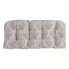 Andorra Umber Outdoor Wicker Settee Cushion