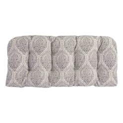 Andorra Umber Outdoor Wicker Settee Cushion