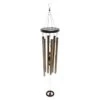 Beaded Bronze Metal Tubes Wind Chime, 38.5"
