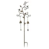 Birds & Bells Antiqued Garden Stake, 52"
