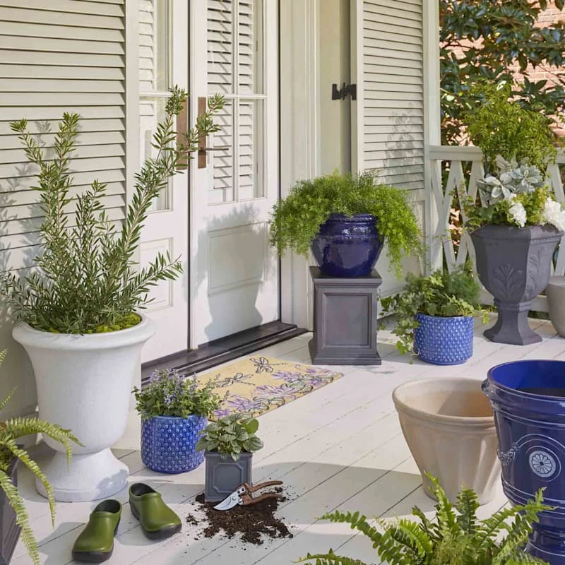 Black Square Plant Stand, 15x12 - Image 2