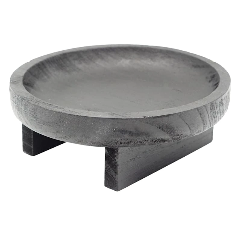 Black Wooden Plant Stand, Small