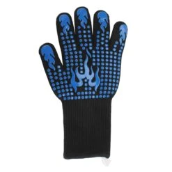 Blue Or Grey Grill Gloves