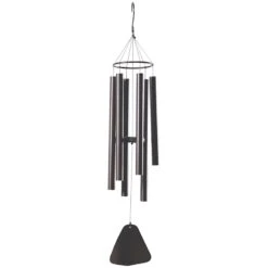 Brown Metal Tube Wind Chime, 44"