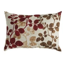 Cabrera Sangria Lumbar Outdoor Throw Pillow, 14x20