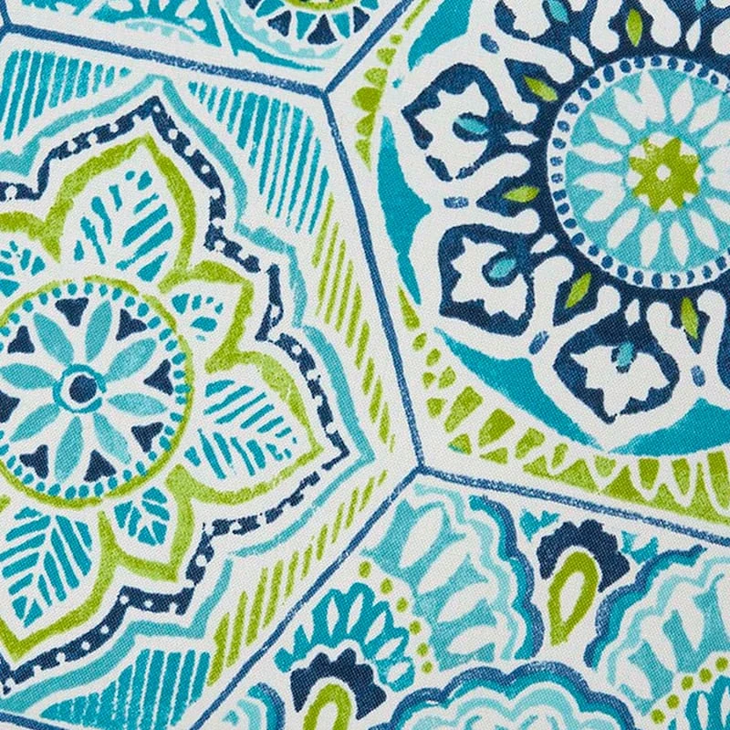 Calista Teal Oversized Outdoor Throw Pillow, 20" - Image 2