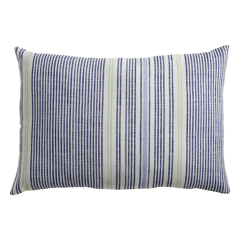 Calisto Striped Lumbar Outdoor Throw Pillow, 14x20