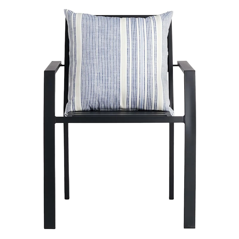 Calisto Striped Oversized Outdoor Throw Pillow, 20" - Image 2