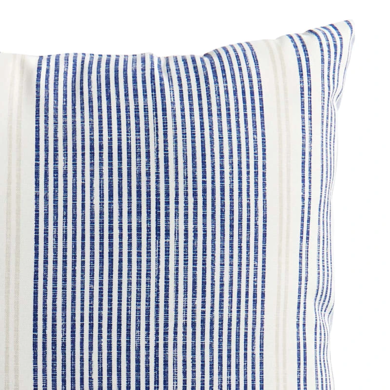 Calisto Striped Oversized Outdoor Throw Pillow, 20" - Image 3