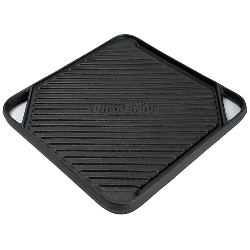 Char-Broil Cast Iron Reversible Grill Topper