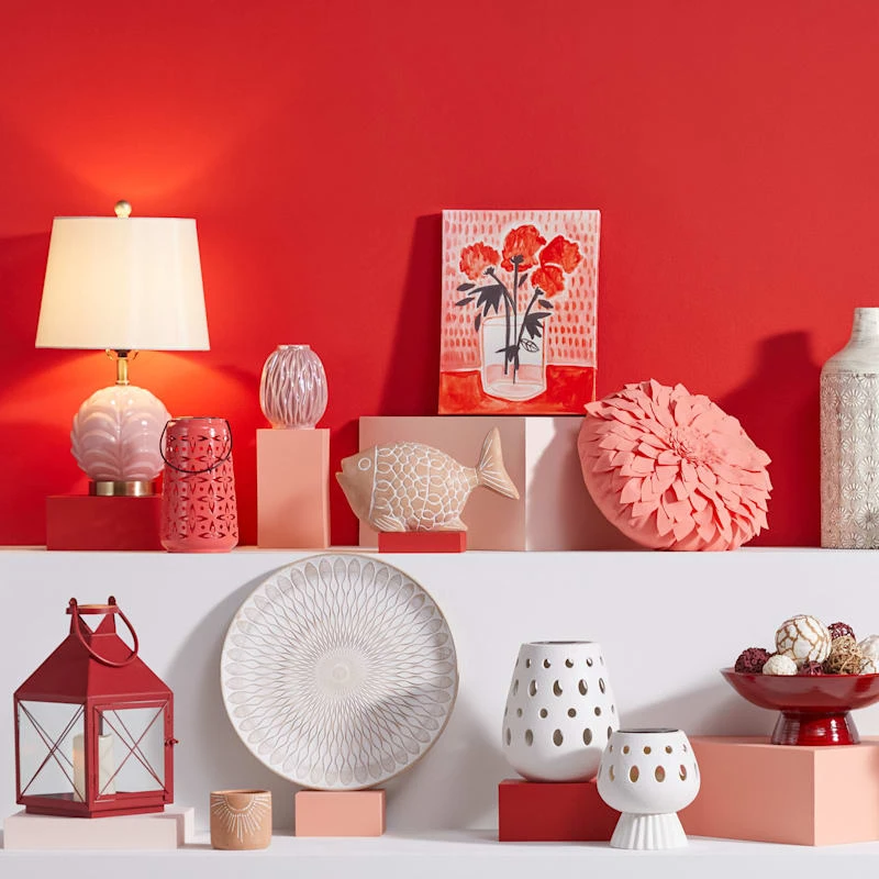 Coral Petal Outdoor Throw Pillow, 17" - Image 5