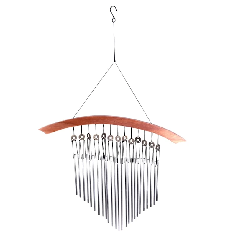 Curved Arrow Wind Chime, 26.2"