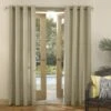 Darian Linen Outdoor Light Filtering Curtain Panel, 95"