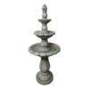 Durable Concrete Large 3-Tier Fountain Petal Texture