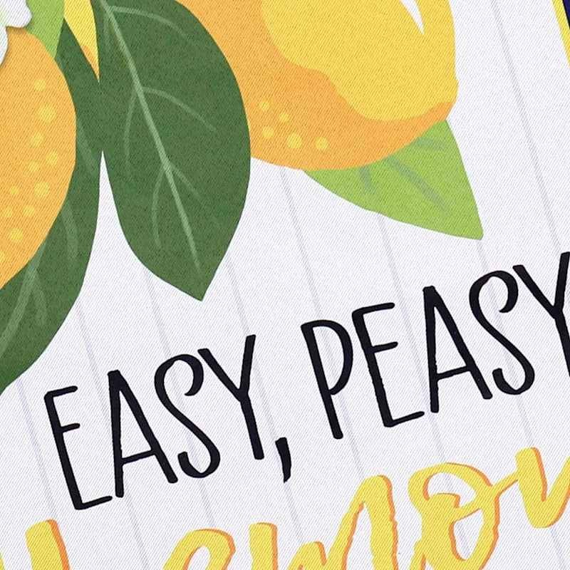 Easy Peasy Squeezy Lemon Garden Flag - Image 2