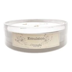 Emulsion Clear Glass Citronella Candle, 56oz