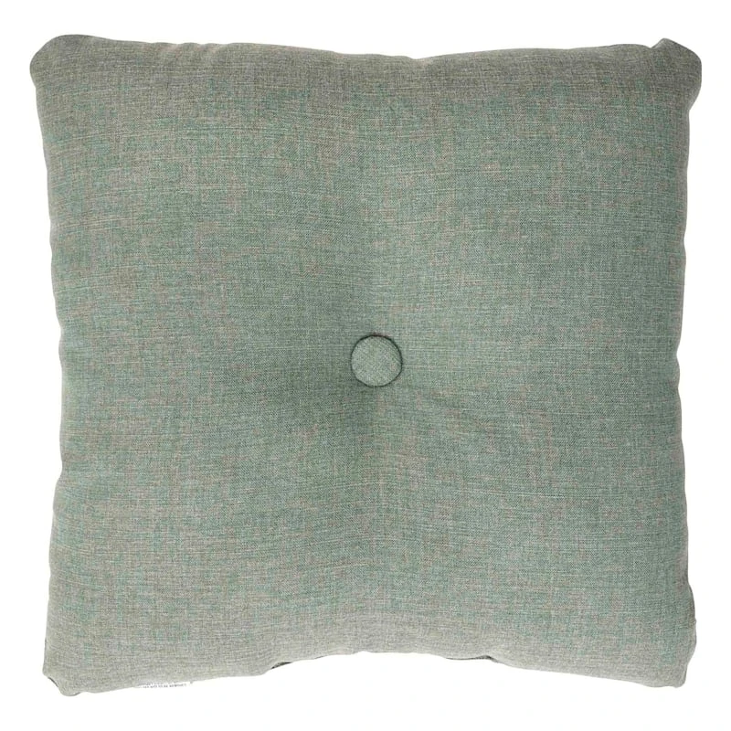 Endive Green Outdoor Tufted Back Cushion