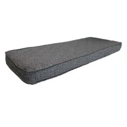 Fiddlestix Premium Dark Grey Gusseted Outdoor Bench Cushion