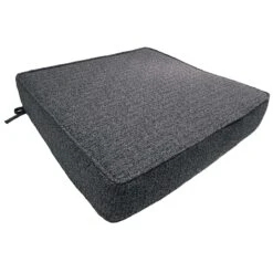 Fiddlestix Premium Dark Grey Gusseted Outdoor Deep Seat Cushion