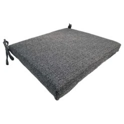 Fiddlestix Premium Dark Grey Outdoor Square Seat Cushion