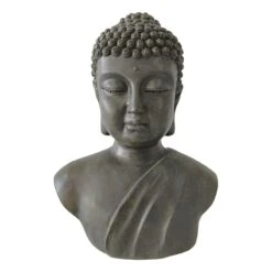 Found & Fable Buddha Bust Statuary, 13"
