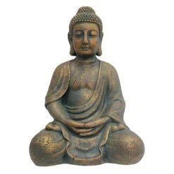 Found & Fable Buddha Statue, 17"
