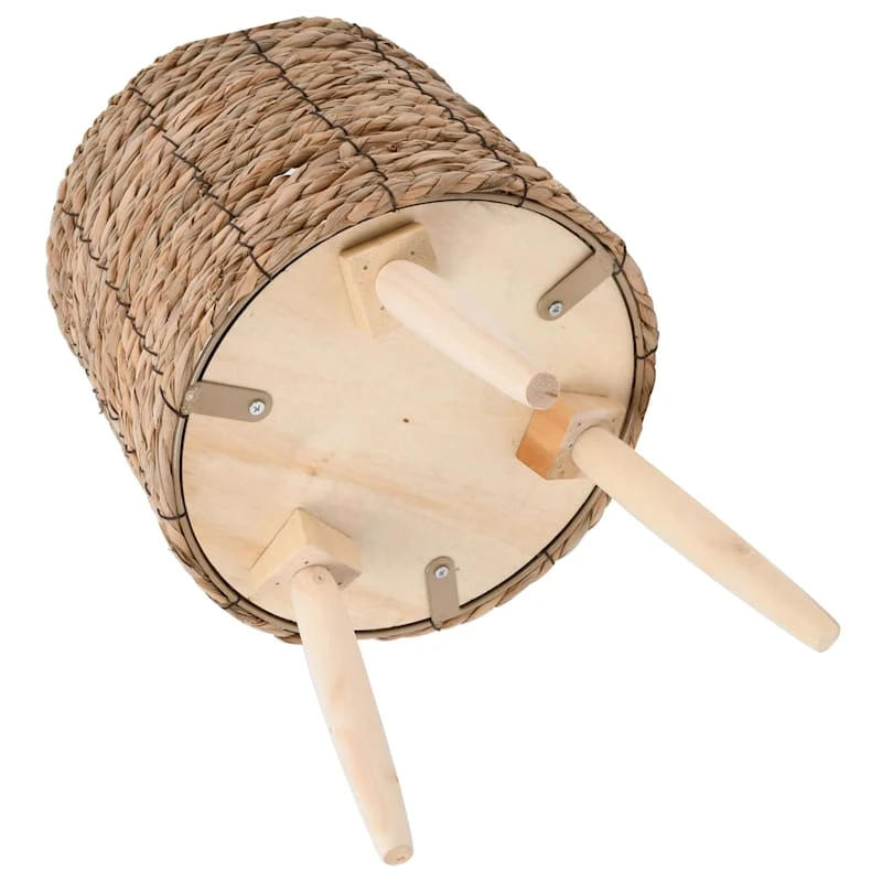 Found & Fable Faux Rattan Plant Stand, Medium - Image 3