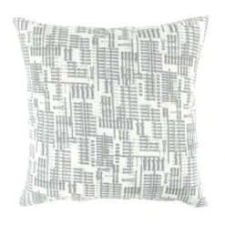 Found & Fable Grey Oversized Outdoor Throw Pillow, 20"
