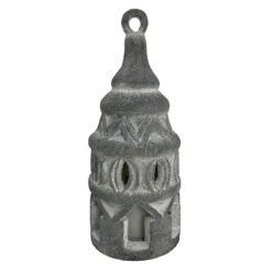 Found & Fable Lighted Pagoda Garden Statue, 13"