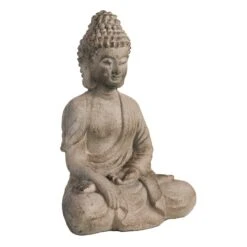 Found & Fable Outdoor Buddha Garden Statue, 16"