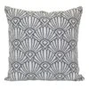 Found & Fable Woven Jacquard & Lurex Outdoor Throw Pillow, 18"