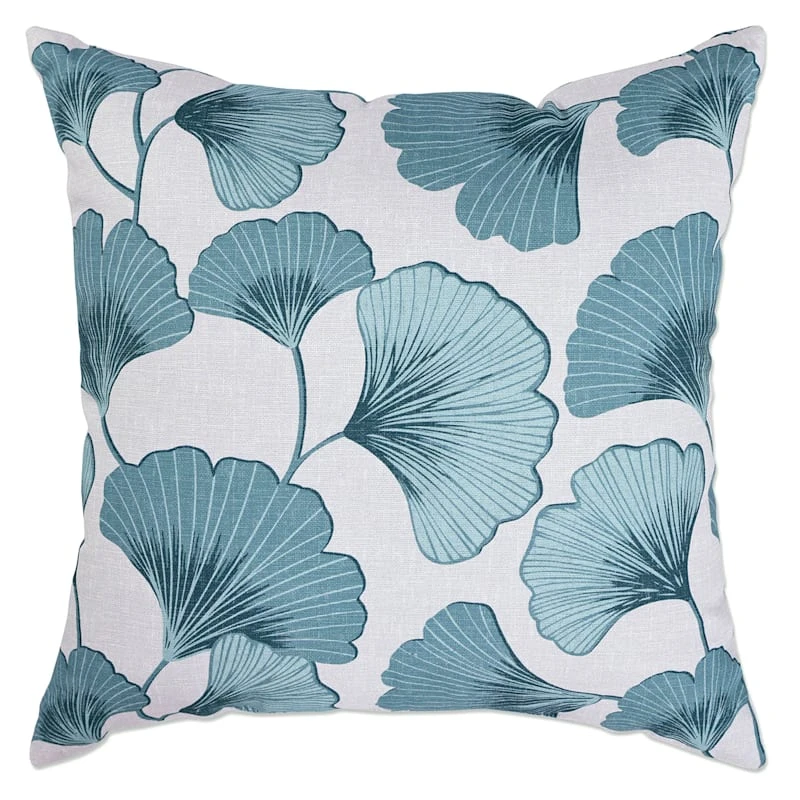 Found & Fable Zen Leaf Outdoor Throw Pillow, 16"
