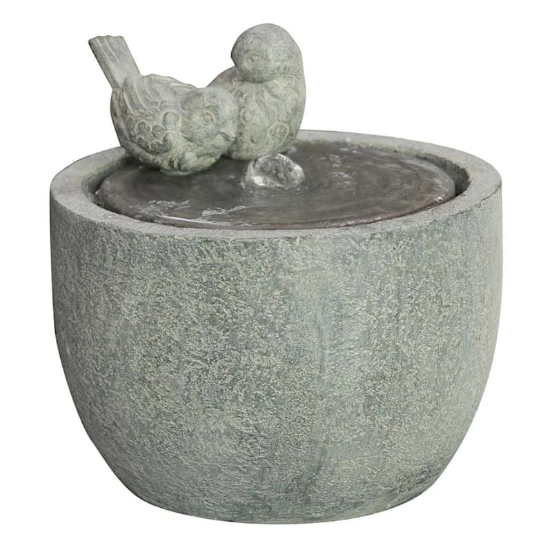 Fountain With Birds, 8"