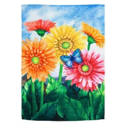 Gerbera Daisies Yard Flag, 18"