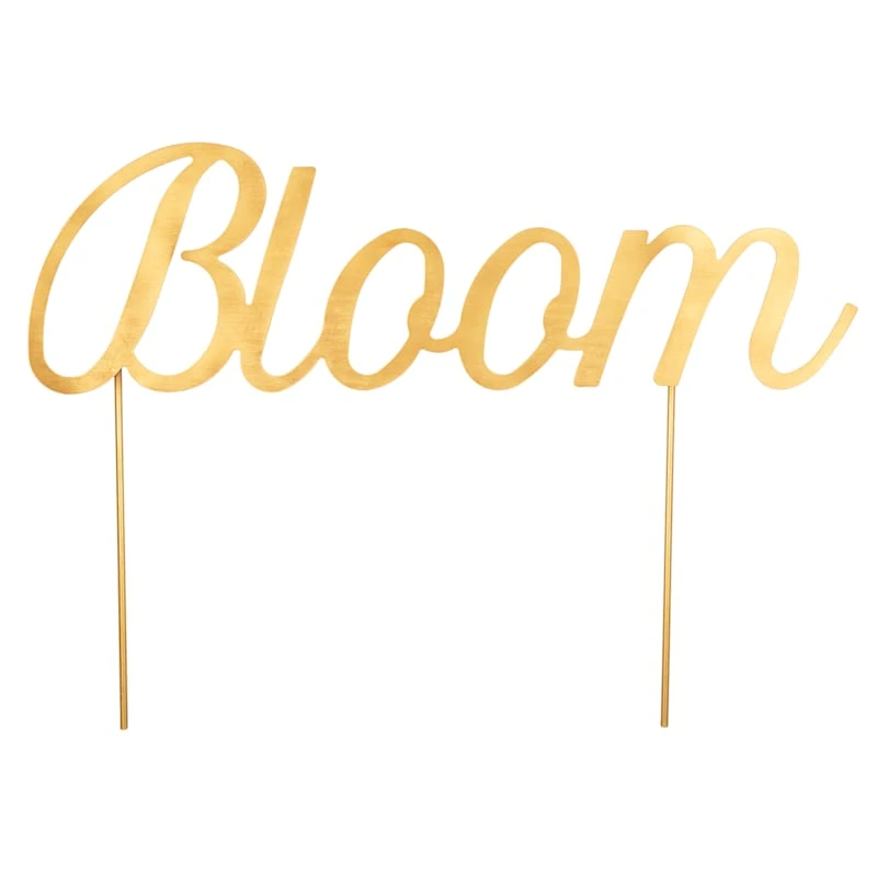 Grace Mitchell Gold Bloom Yard Stake, 34"