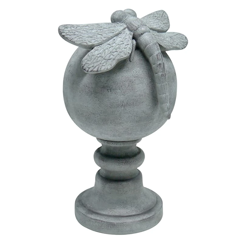 Grace Mitchell Outdoor Dragonfly On Ball Figurine, 10"